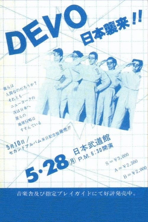 Постер: Devo: The Men Who Make the Music Live in Japan