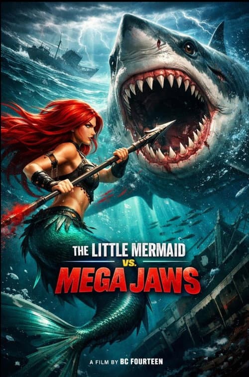 Постер: The Little Mermaid vs. Mega Jaws