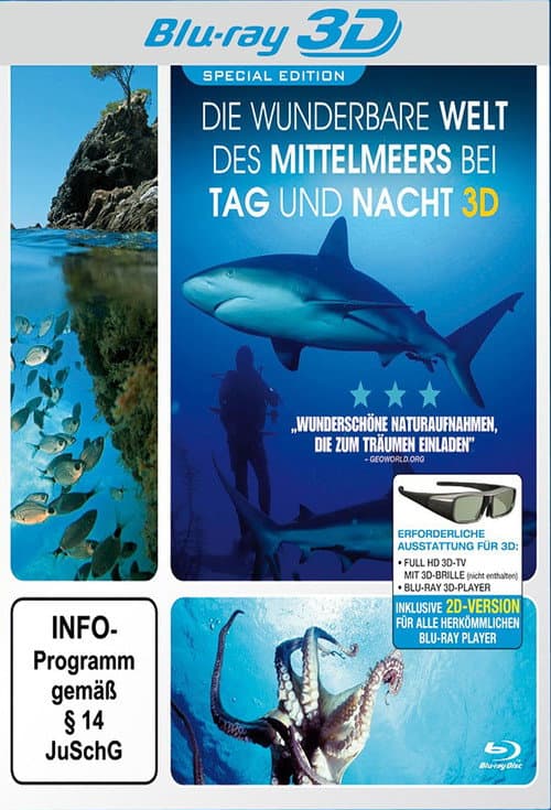 Постер: Die wunderbare Welt des Mittelmeers bei Tag und Nacht