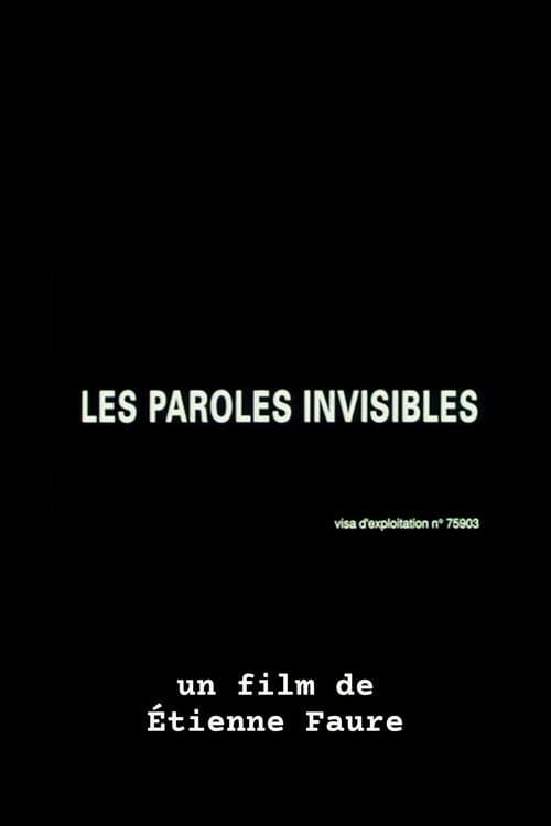 Постер: Les paroles invisibles