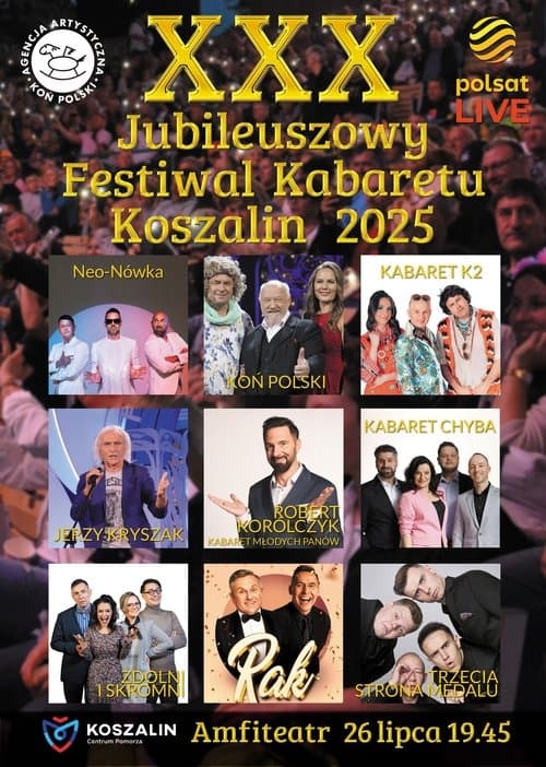 Постер: XXX Jubileuszowy Festiwal Kabaretu Koszalin