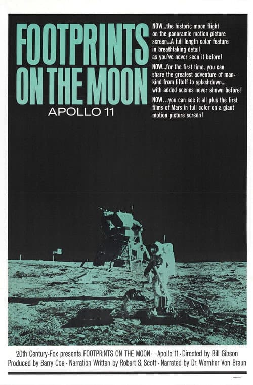 Постер: Footprints on the Moon