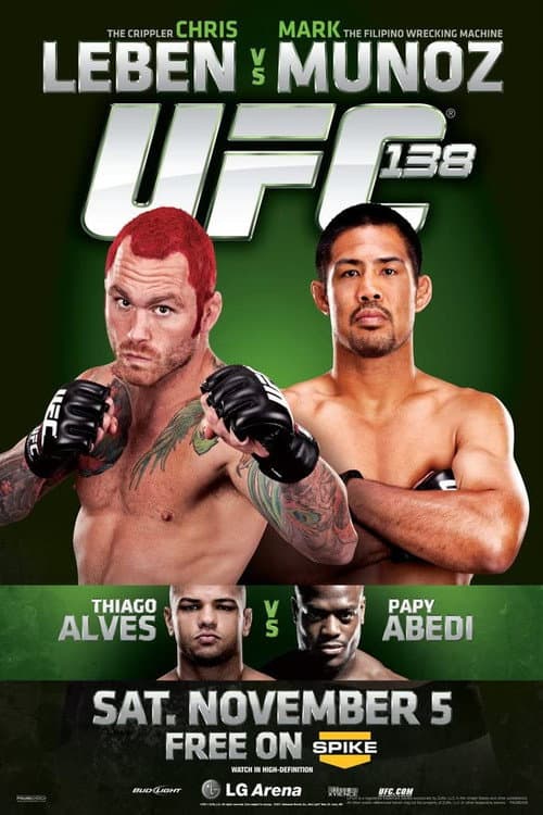 Постер: UFC 138: Leben vs. Muñoz