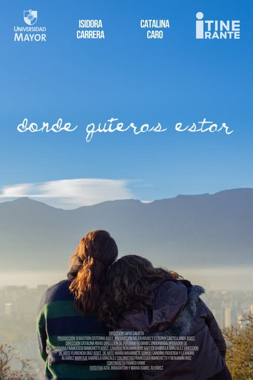 Постер: Donde quieras estar