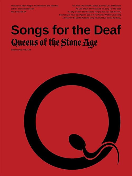 Постер: Queens Of The Stone Age – Songs For The Deaf (Real #1)