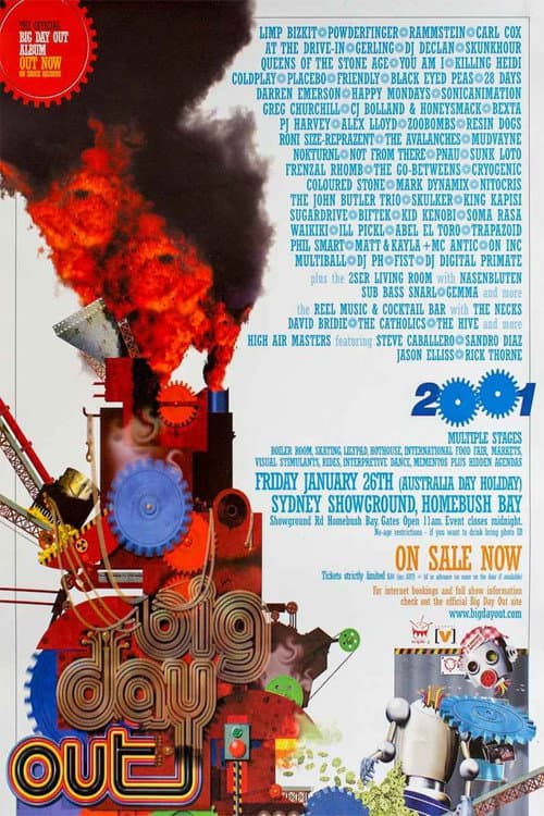 Постер: Rammstein- Live at Big Day Out Festival, Sydney Australia 2001