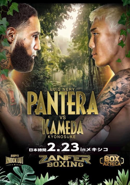 Постер: Luis Nery vs. Kyonosuke Kameda