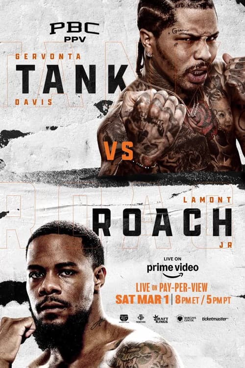 Постер: Gervonta Davis vs. Lamont Roach