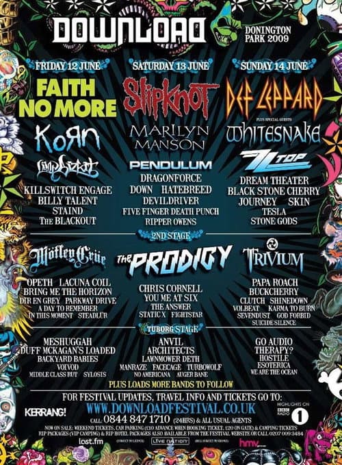 Постер: Slipknot: Live At Download 2009