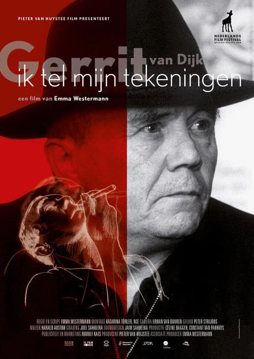 Постер: Ik tel mijn tekeningen - Gerrit van Dijk