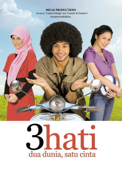 Постер: 3 Hati Dua Dunia Satu Cinta
