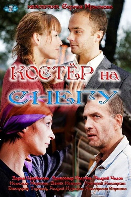 Постер: Костёр на снегу