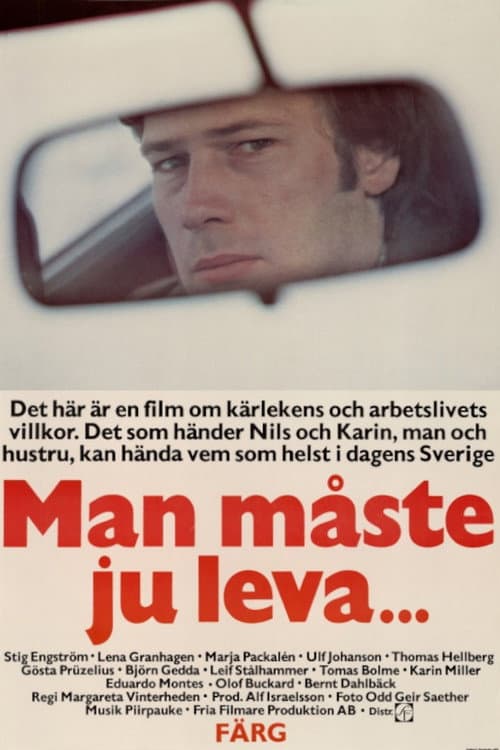 Постер: Man måste ju leva...