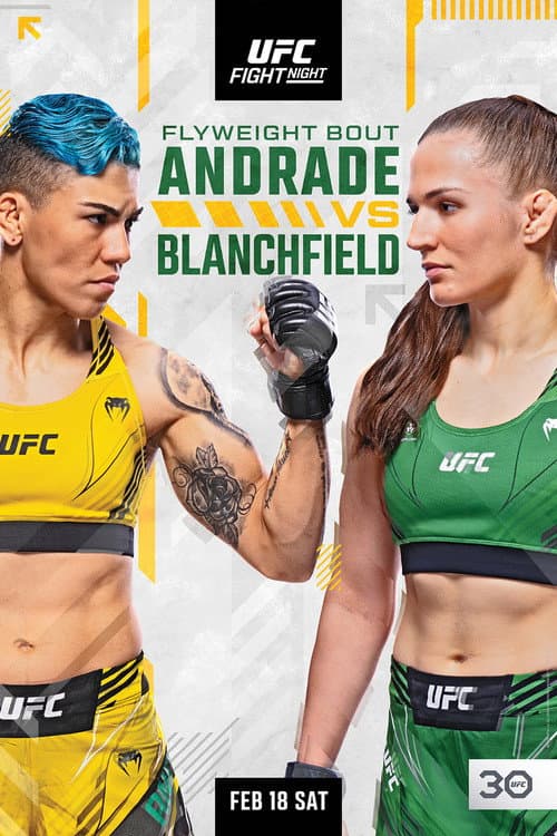 Постер: UFC Fight Night 219: Andrade vs. Blanchfield