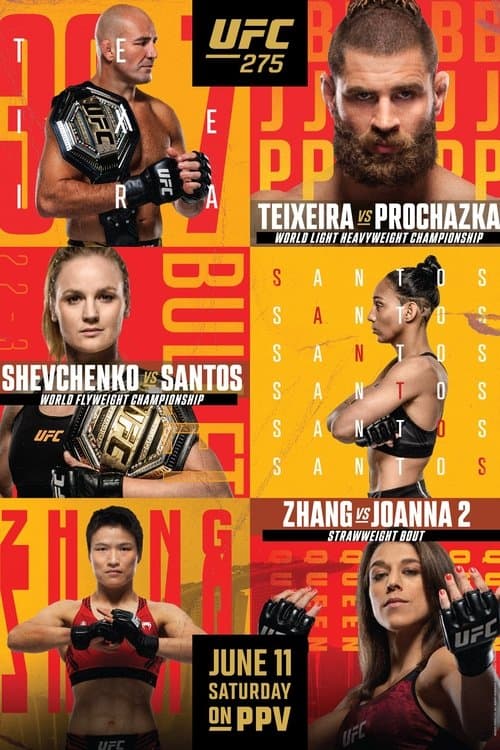 Постер: UFC 275: Teixeira vs. Prochazka