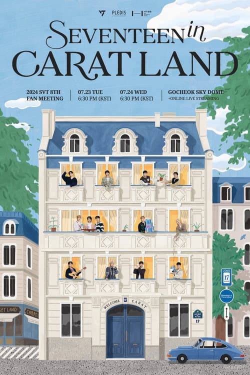 Постер: SEVENTEEN in CARAT LAND