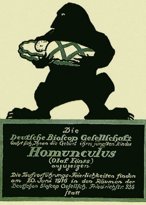 Постер: Homunculus, 3. Teil: Die Liebeskomödie des Homunculus