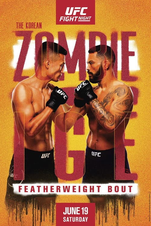 Постер: UFC on ESPN 25: Korean Zombie vs Ige