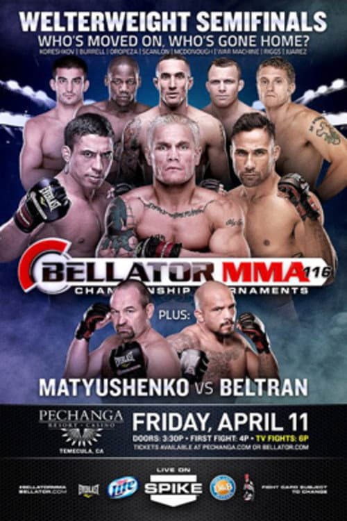Постер: Bellator 116