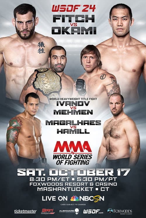 Постер: World Series of Fighting 24: Fitch vs. Okami