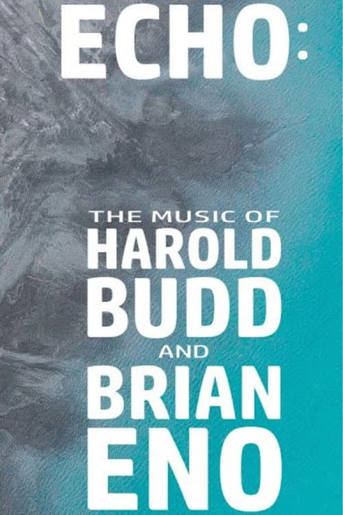 Постер: ECHO: The Music of Harold Budd and Brian Eno