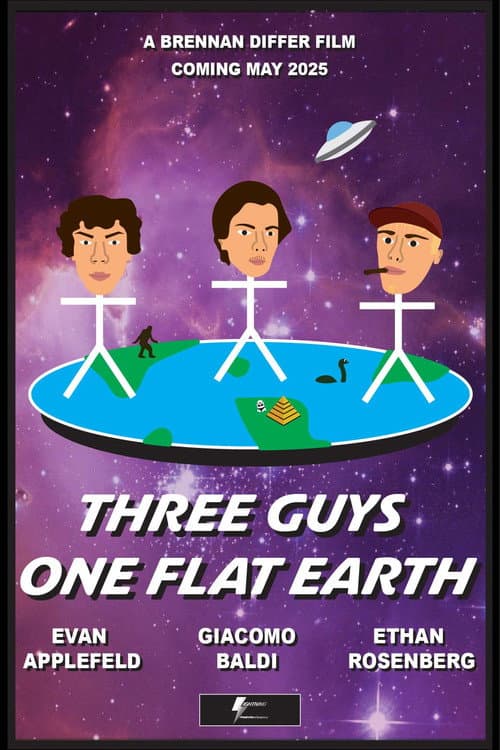 Постер: Three Guys, One Flat Earth