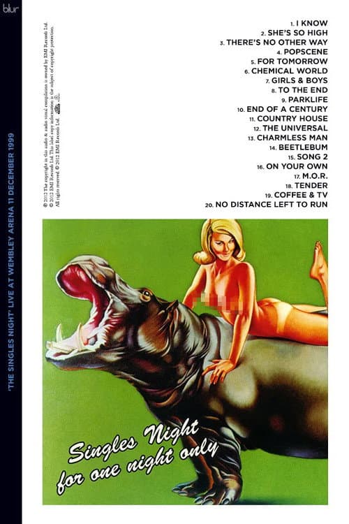 Постер: Blur: The Singles Night - Live at Wembley Arena