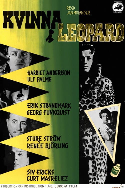 Постер: Kvinna i leopard