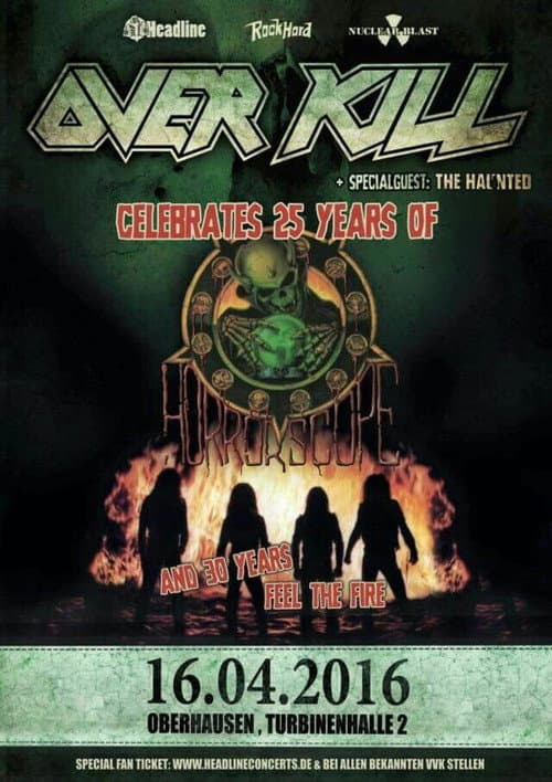 Постер: Overkill: [2016] Hellfest