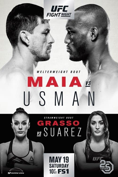 Постер: UFC Fight Night 129: Maia vs. Usman