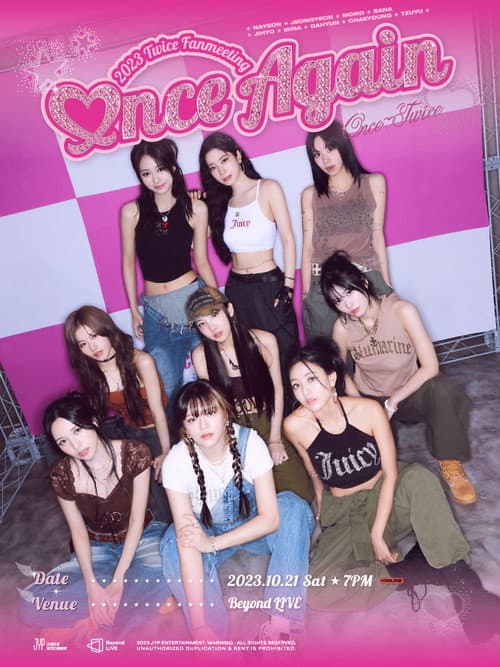 Постер: Beyond Live - 2023 TWICE FANMEETING 〈ONCE AGAIN〉