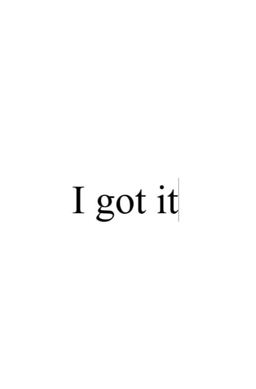 Постер: I got it