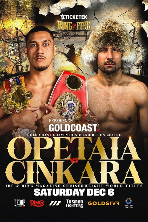 Постер: Jai Opetaia vs. Huseyin Cinkara