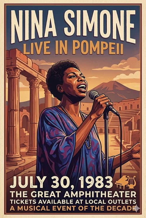 Постер: Nina Simone - Live in Pompeii
