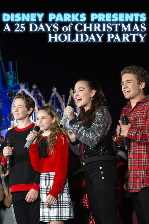 Постер: Disney Parks Presents 25 Days of Christmas Holiday Party