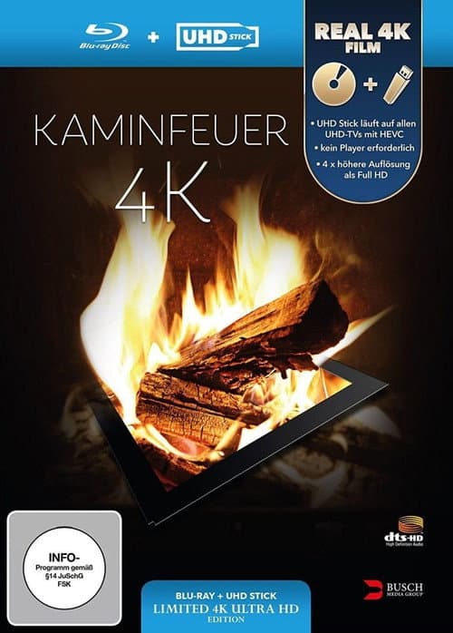 Постер: Kaminfeuer 4K