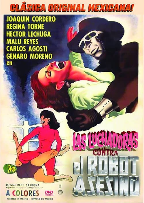 Постер: Las luchadoras vs el robot asesino
