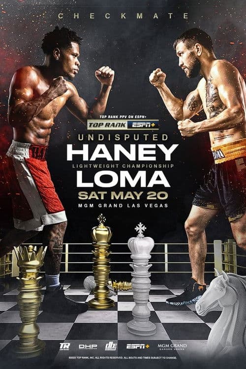Постер: Blood, Sweat & Tears: Haney vs. Lomachenko