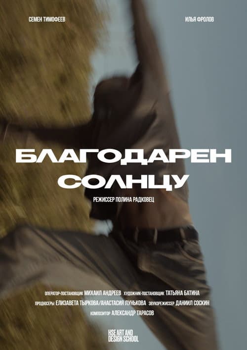 Постер: Благодарен солнцу