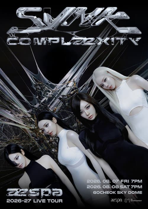 Постер: 2026 aespa LIVE TOUR - SYNK : COMPLaeXITY