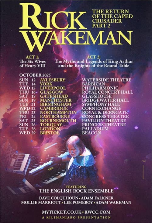 Постер: Rick Wakeman: The Return of the Caped Crusader Part 2