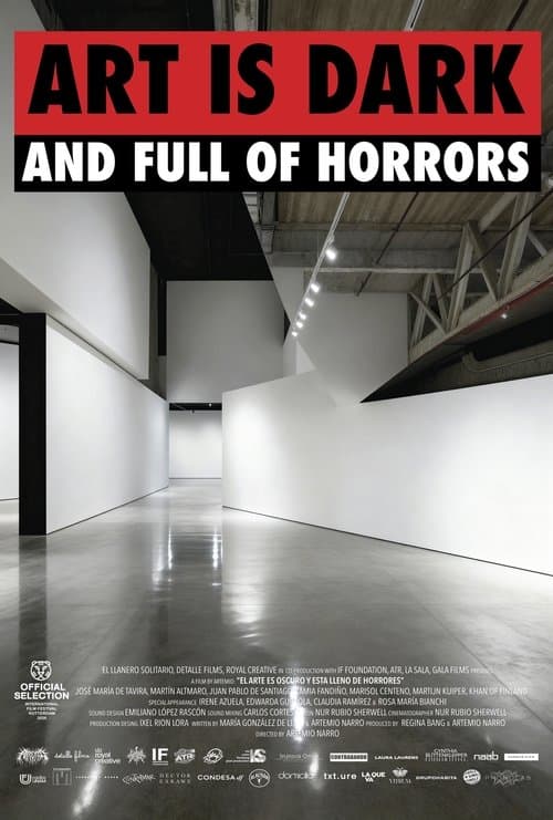 Постер: El arte es oscuro y está lleno de horrores