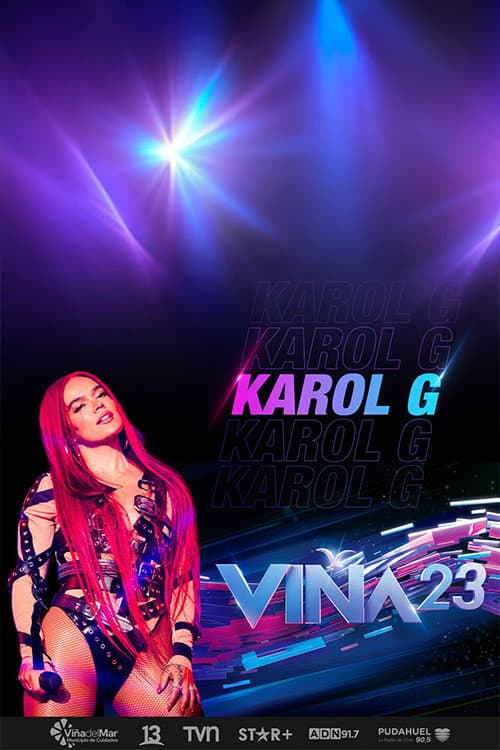 Постер: Karol G en el Festival Viña del Mar