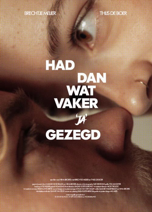 Постер: Had dan wat vaker 'ja' gezegd