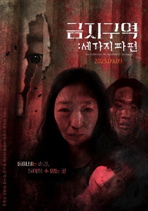 Постер: 금지구역: 세 가지 파편