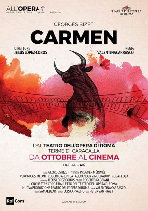 Постер: Bizet: Carmen - Teatro dell'opera di Roma