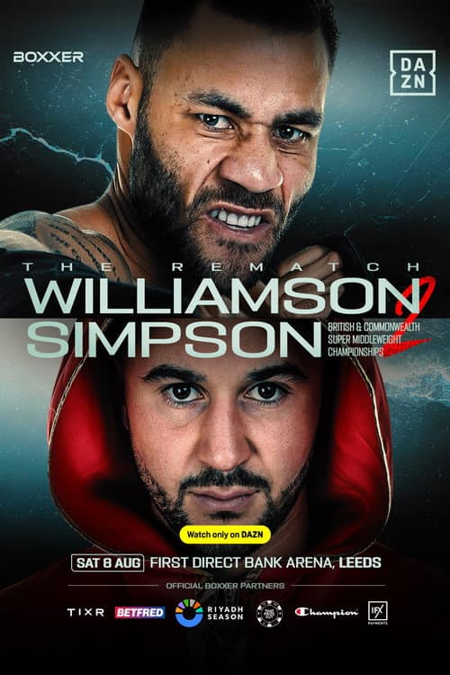 Постер: Troy Williamson vs. Callum Simpson II