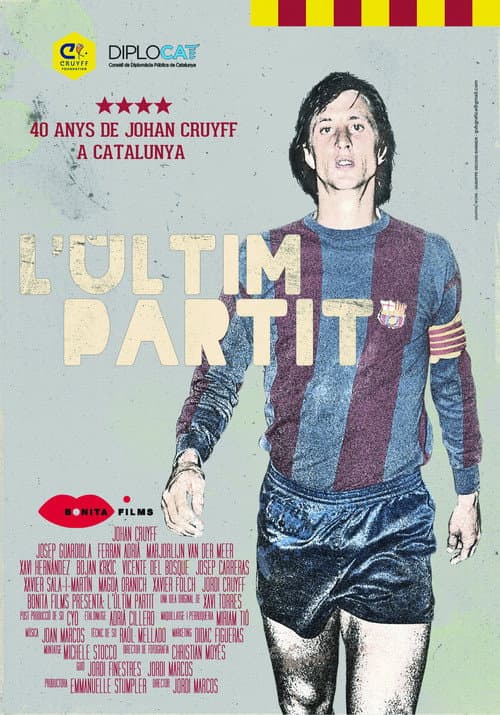 Постер: L’últim partit. 40 anys de Johan Cruyff a Catalunya