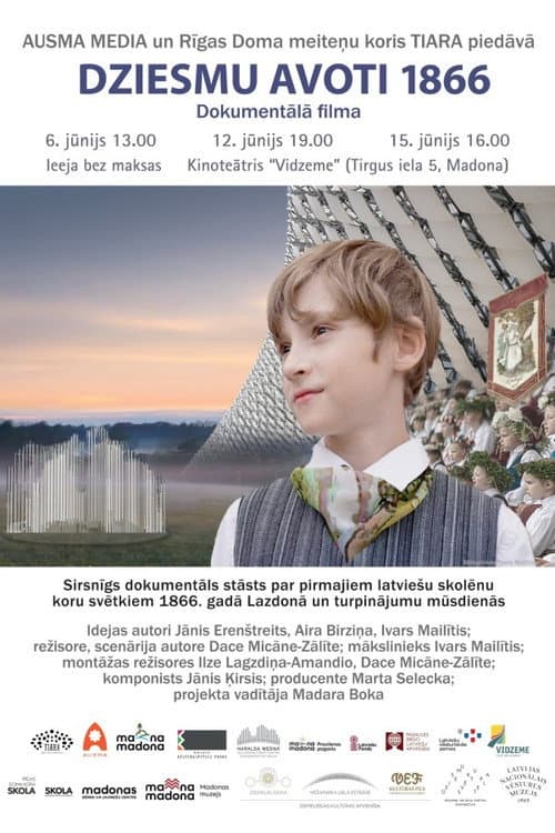 Постер: Dziesmu avoti. 1866