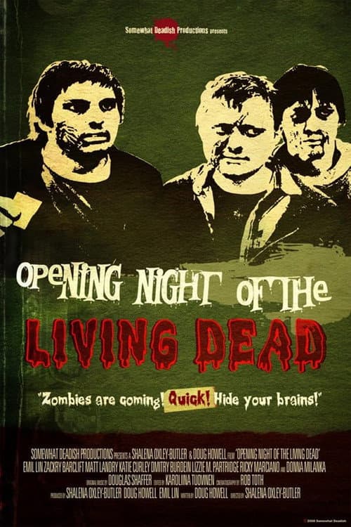 Постер: Opening Night of the Living Dead
